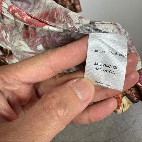 REVOLVE Tell Your Friends Floral Kimono Robe  Size S Boho Sheer Tie Waist - Picture 8 of 14